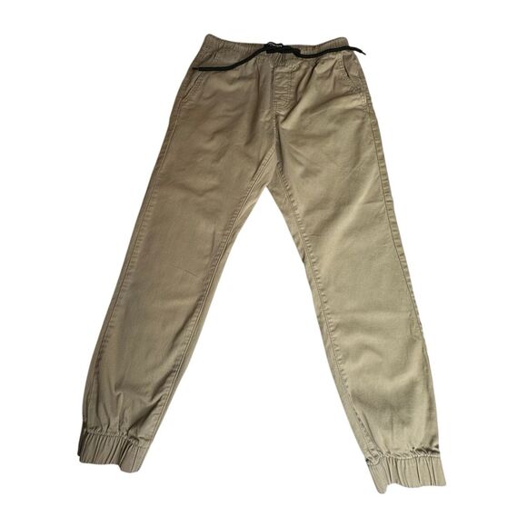 Denizen from Levi's Women’s Tan Khaki Elastic Waist Drawstring Jogger Pants Smal - Picture 1 of 6